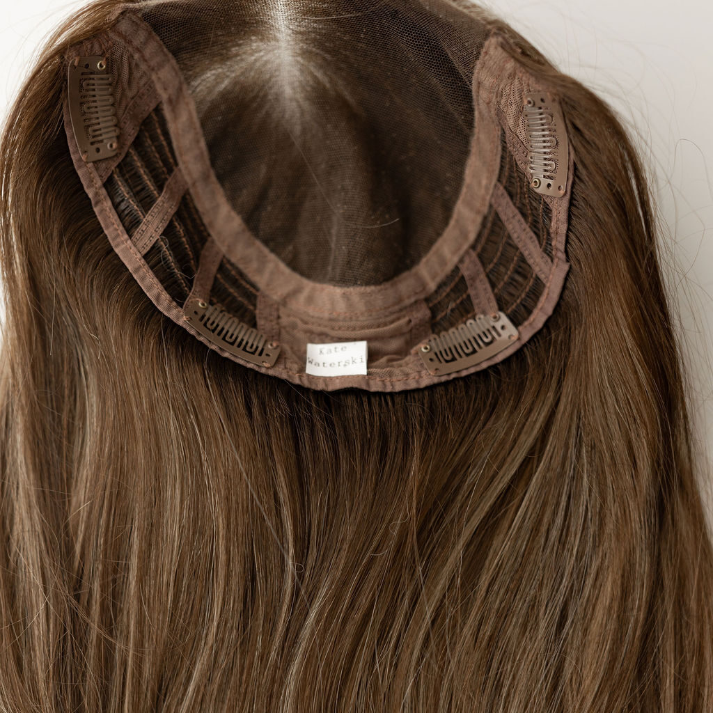 Lace top with wefts base